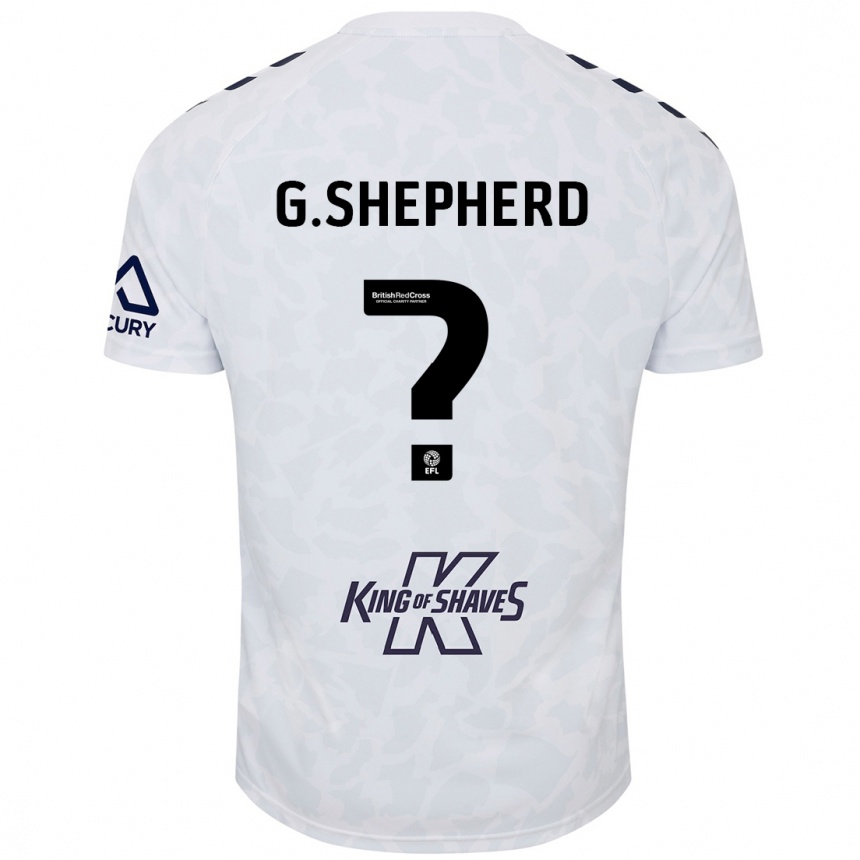 Kids Football George Shepherd #0 White Away Jersey 2024/25 T-Shirt Australia