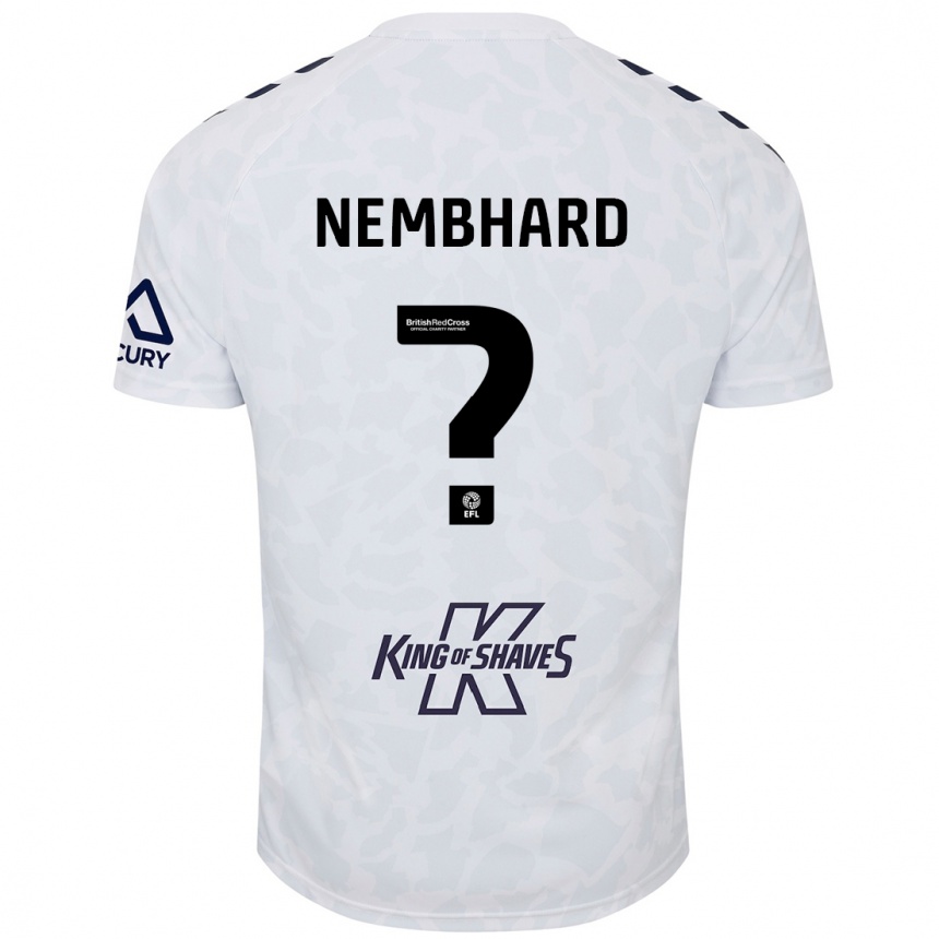 Kids Football Kesiah Nembhard #0 White Away Jersey 2024/25 T-Shirt Australia