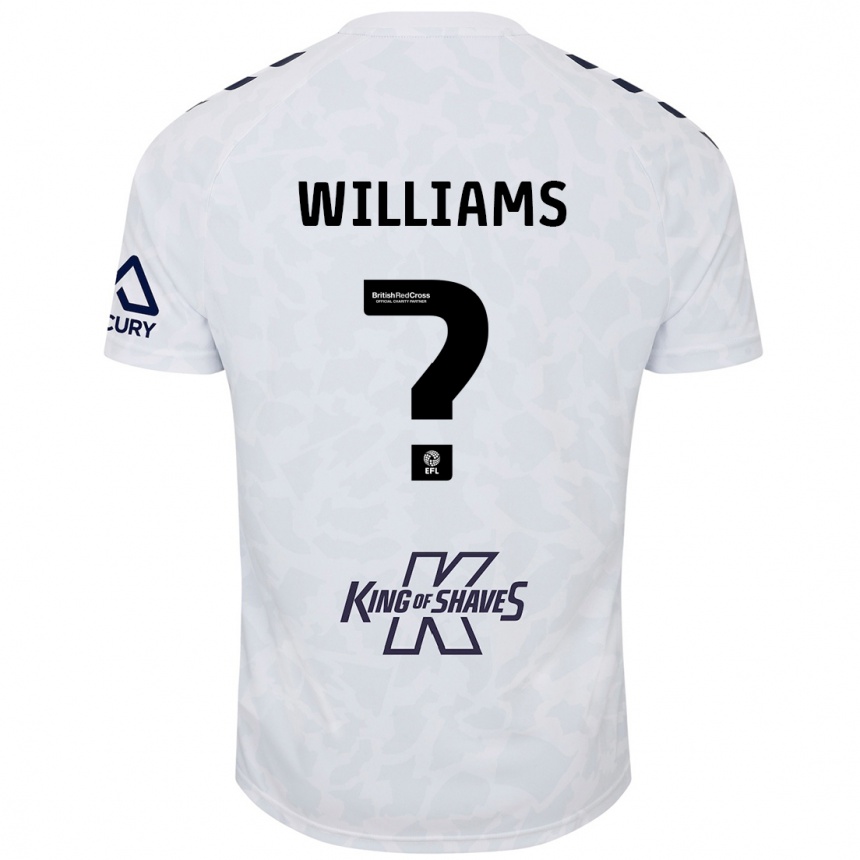 Kids Football Thomas Williams #0 White Away Jersey 2024/25 T-Shirt Australia