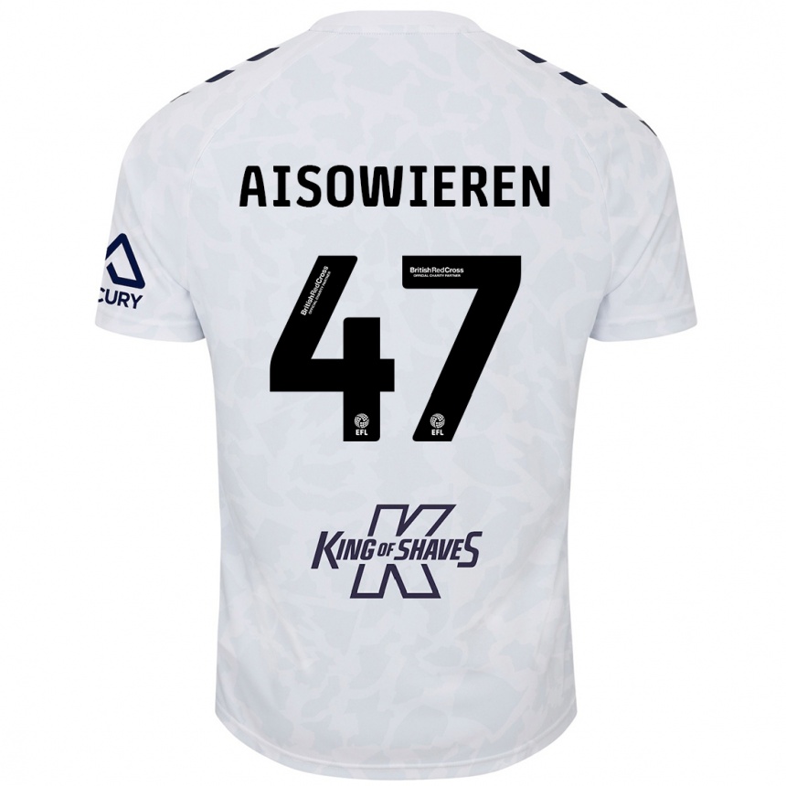 Kids Football Evan Eghosa Aisowieren #47 White Away Jersey 2024/25 T-Shirt Australia