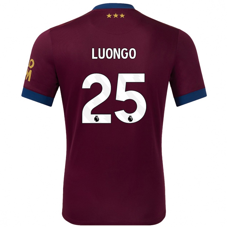 Kids Football Massimo Luongo #25 Brown Away Jersey 2024/25 T-Shirt Australia