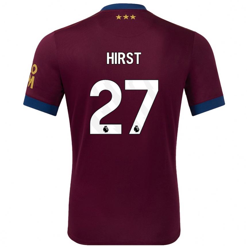 Kids Football George Hirst #27 Brown Away Jersey 2024/25 T-Shirt Australia