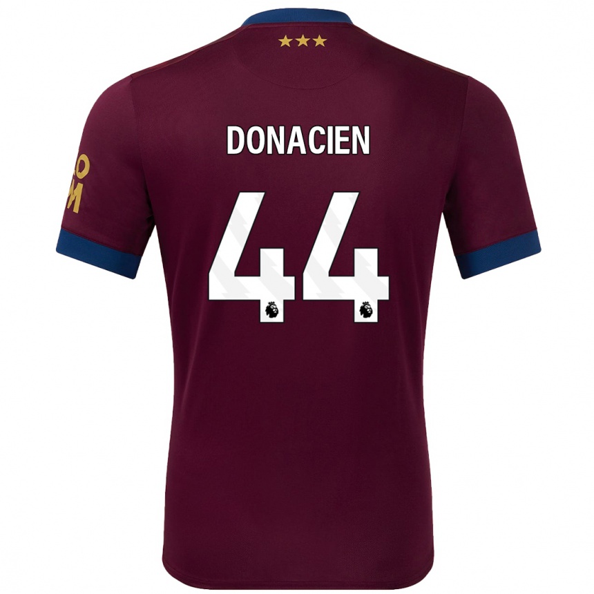 Kids Football Janoi Donacien #44 Brown Away Jersey 2024/25 T-Shirt Australia