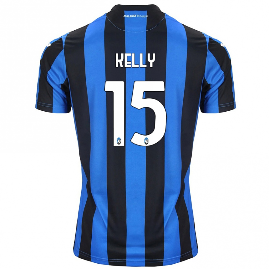 Men Football Maegan Kelly #15 Blue Black Home Jersey 2024/25 T-Shirt Australia