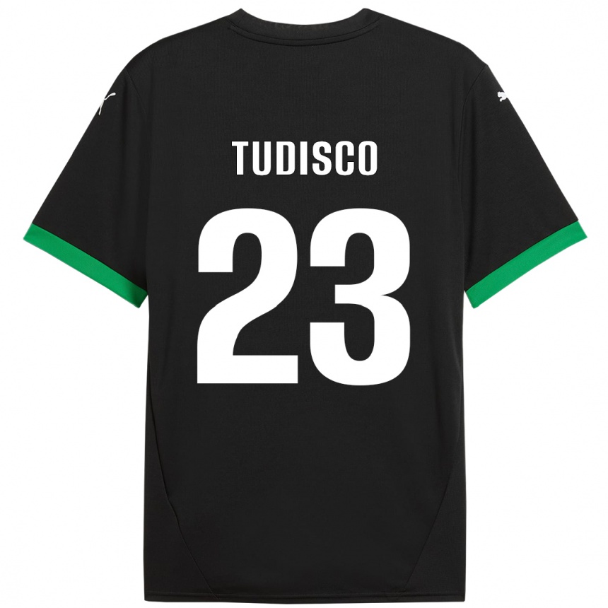 Men Football Giorgia Tudisco #23 Black Dark Green Home Jersey 2024/25 T-Shirt Australia