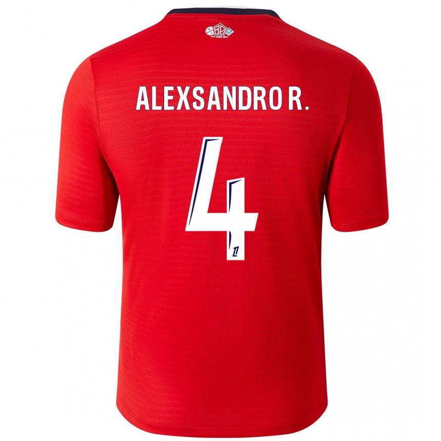 Men Football Alexsandro Ribeiro #4 Red White Home Jersey 2024/25 T-Shirt Australia