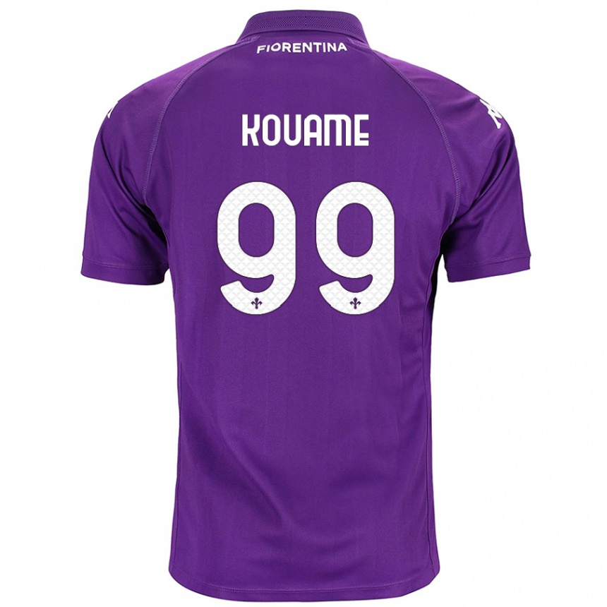 Men Football Christian Kouamé #99 Purple Home Jersey 2024/25 T-Shirt Australia