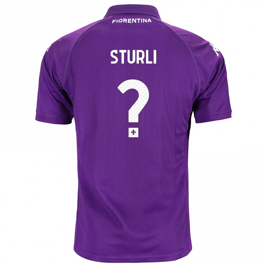 Men Football Edoardo Sturli #0 Purple Home Jersey 2024/25 T-Shirt Australia