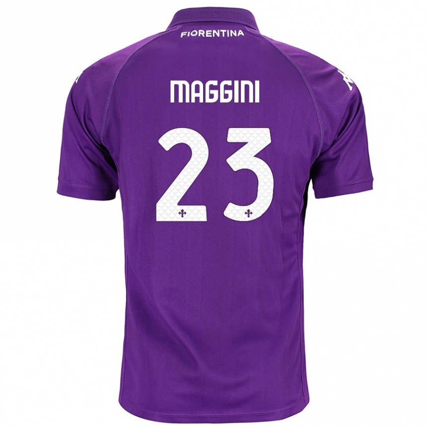 Men Football Filippo Maggini #23 Purple Home Jersey 2024/25 T-Shirt Australia