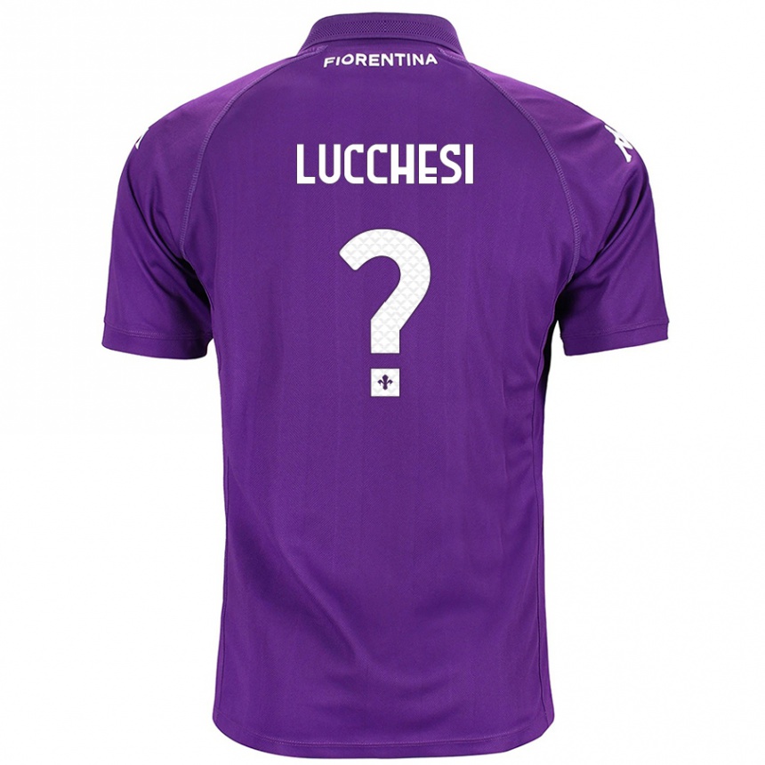 Men Football Andrea Lucchesi #0 Purple Home Jersey 2024/25 T-Shirt Australia