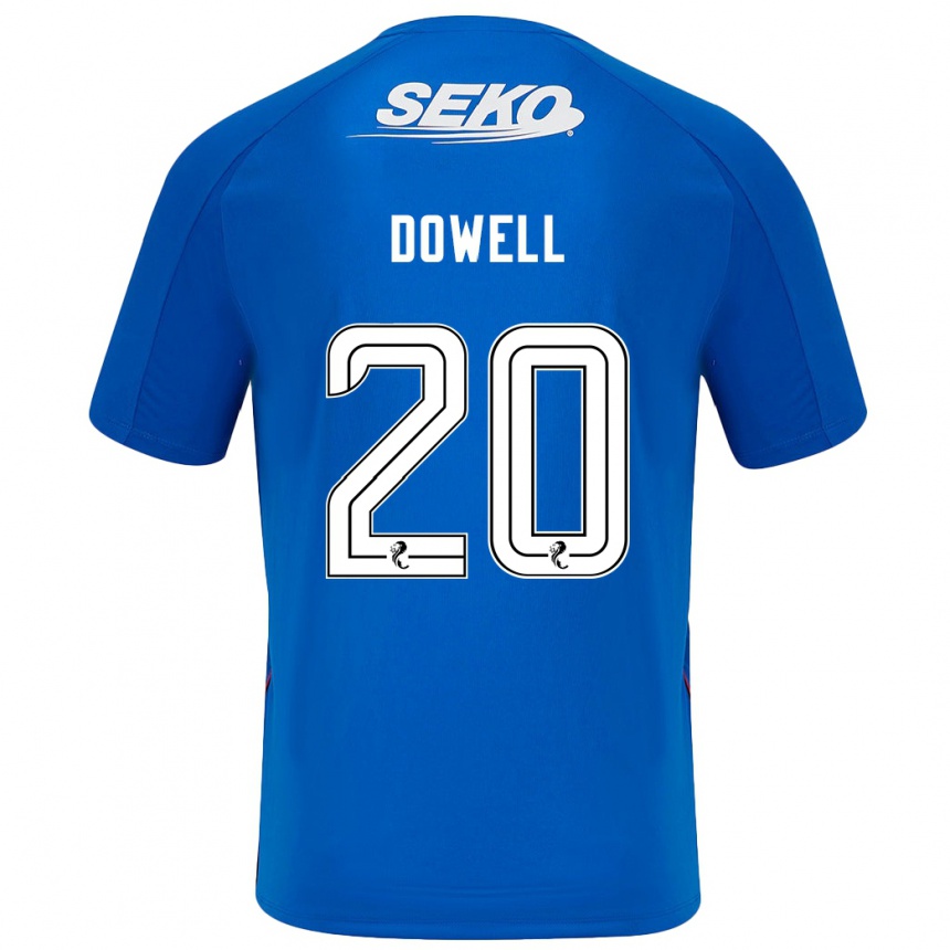 Men Football Kieran Dowell #20 Dark Blue Home Jersey 2024/25 T-Shirt Australia