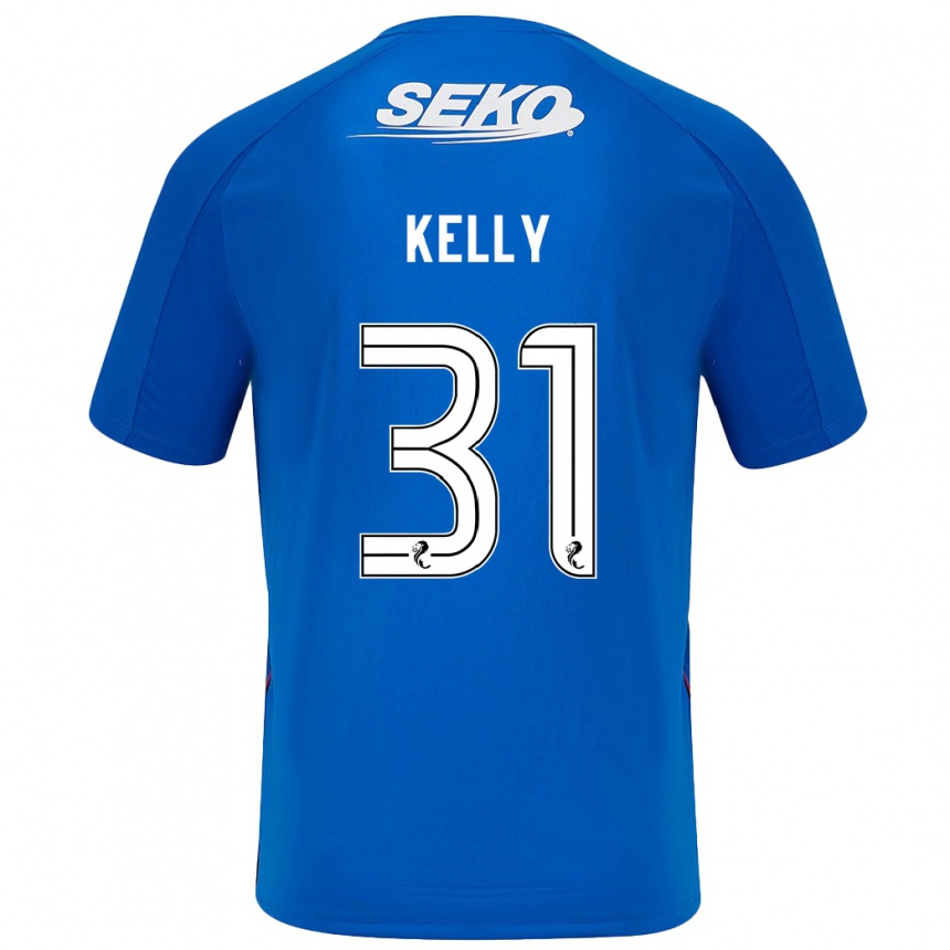 Men Football Liam Kelly #31 Dark Blue Home Jersey 2024/25 T-Shirt Australia