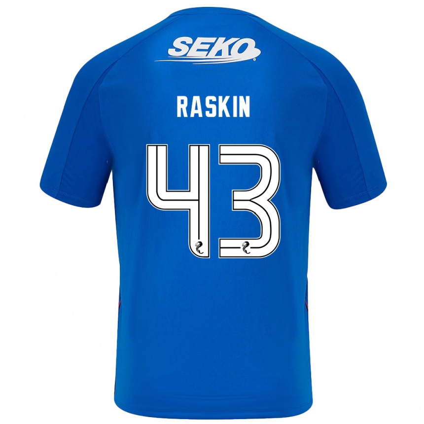 Men Football Nicolas Raskin #43 Dark Blue Home Jersey 2024/25 T-Shirt Australia