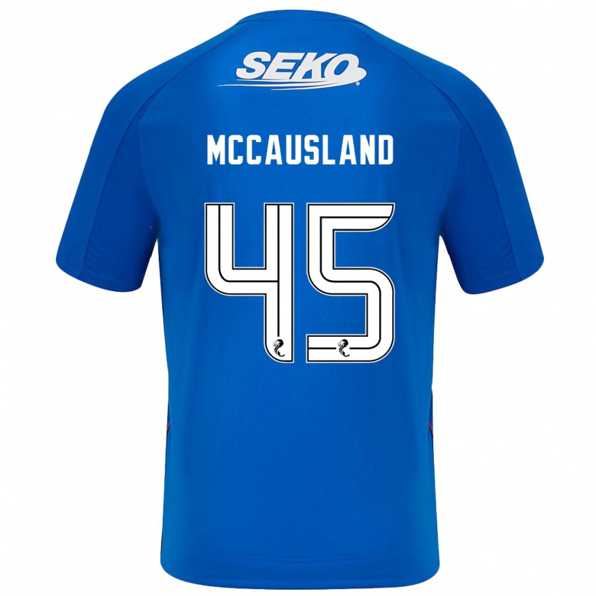 Men Football Ross Mccausland #45 Dark Blue Home Jersey 2024/25 T-Shirt Australia