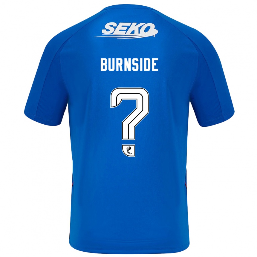 Men Football Callum Burnside #0 Dark Blue Home Jersey 2024/25 T-Shirt Australia