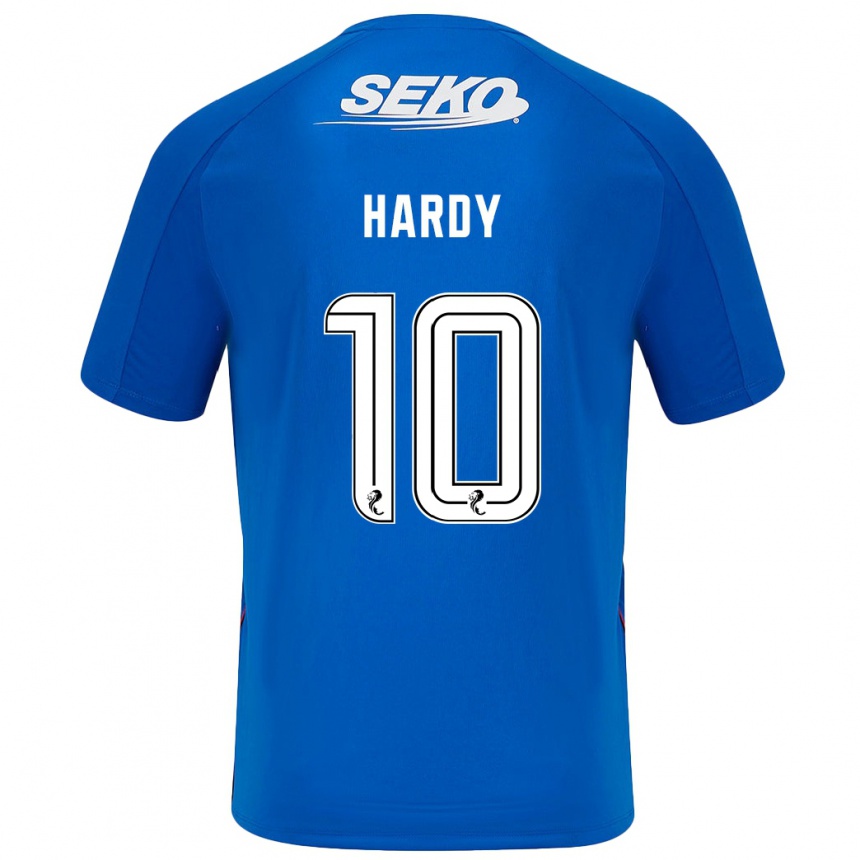 Men Football Rio Hardy #10 Dark Blue Home Jersey 2024/25 T-Shirt Australia