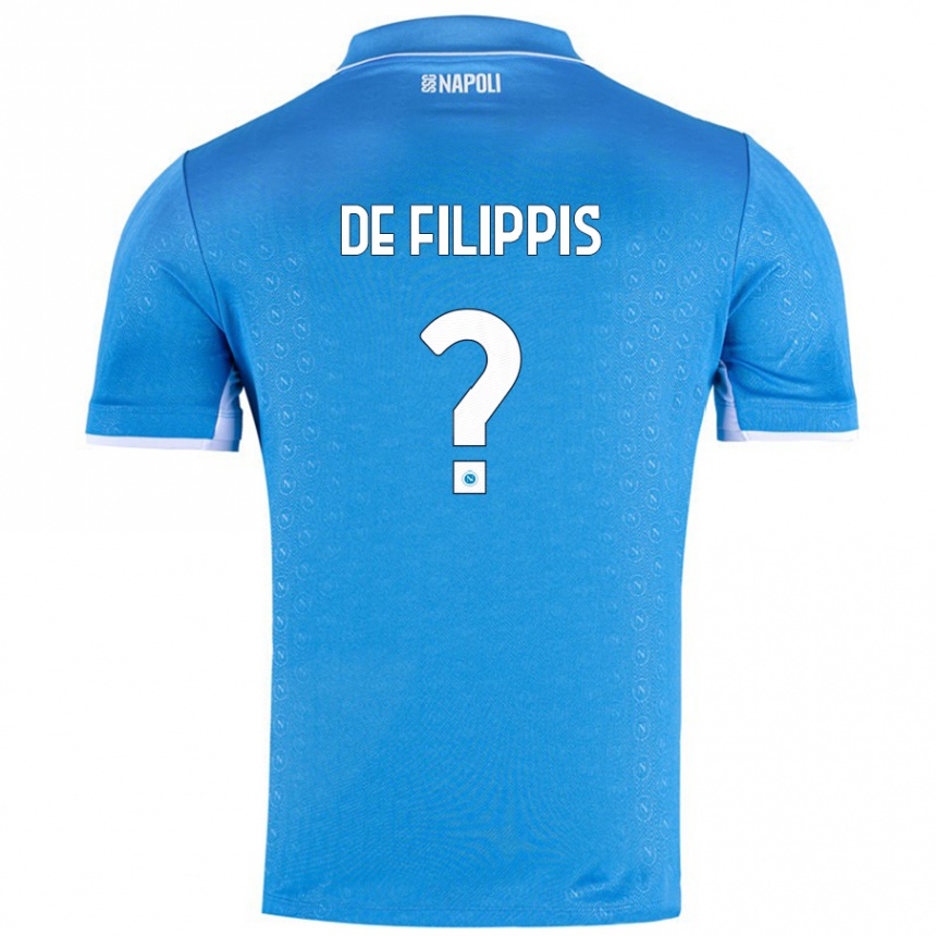 Men Football Antonio De Filippis #0 Sky Blue Home Jersey 2024/25 T-Shirt Australia