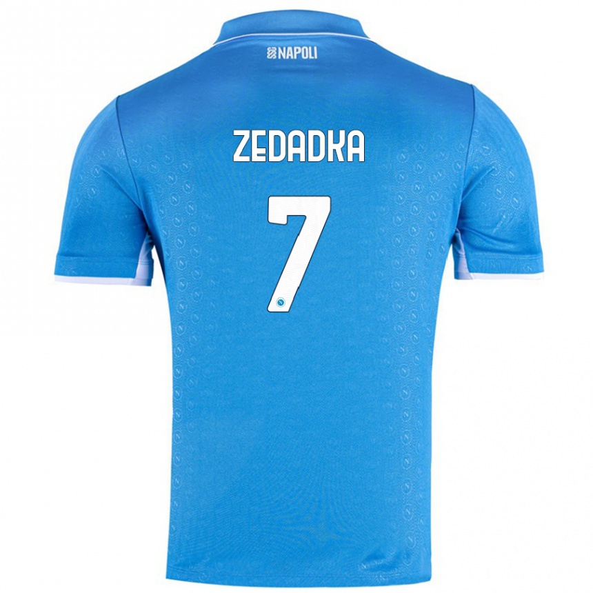 Men Football Karim Zedadka #7 Sky Blue Home Jersey 2024/25 T-Shirt Australia