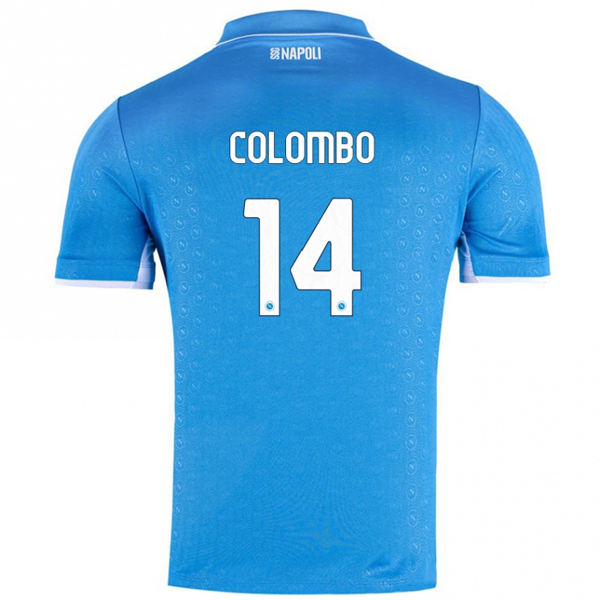 Men Football Sofia Colombo #14 Sky Blue Home Jersey 2024/25 T-Shirt Australia