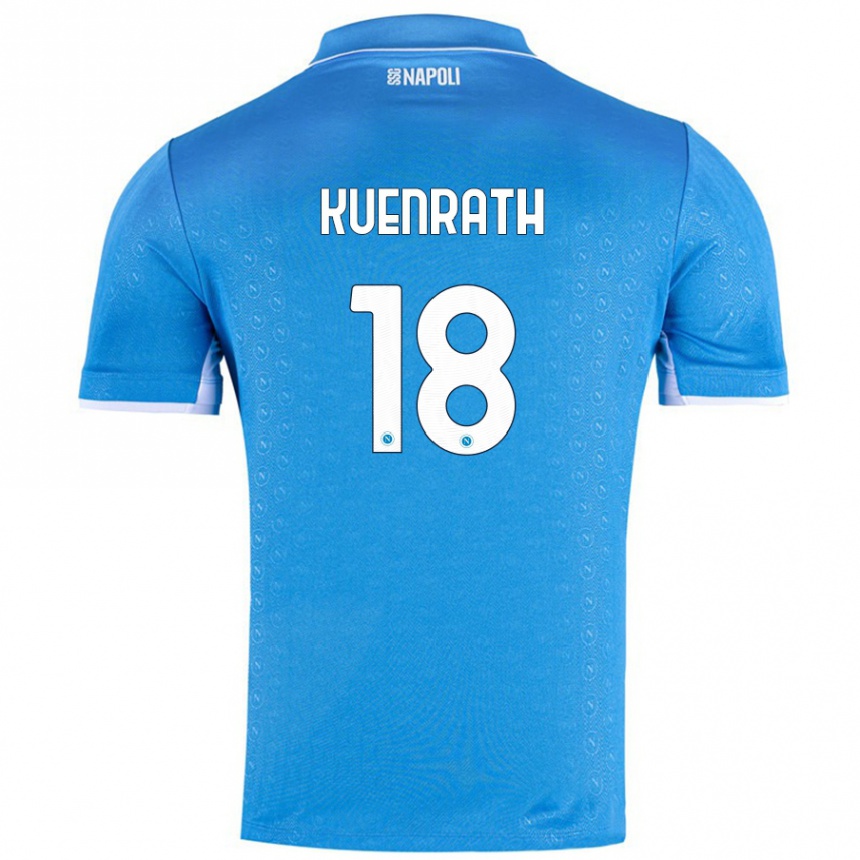 Men Football Melanie Kuenrath #18 Sky Blue Home Jersey 2024/25 T-Shirt Australia