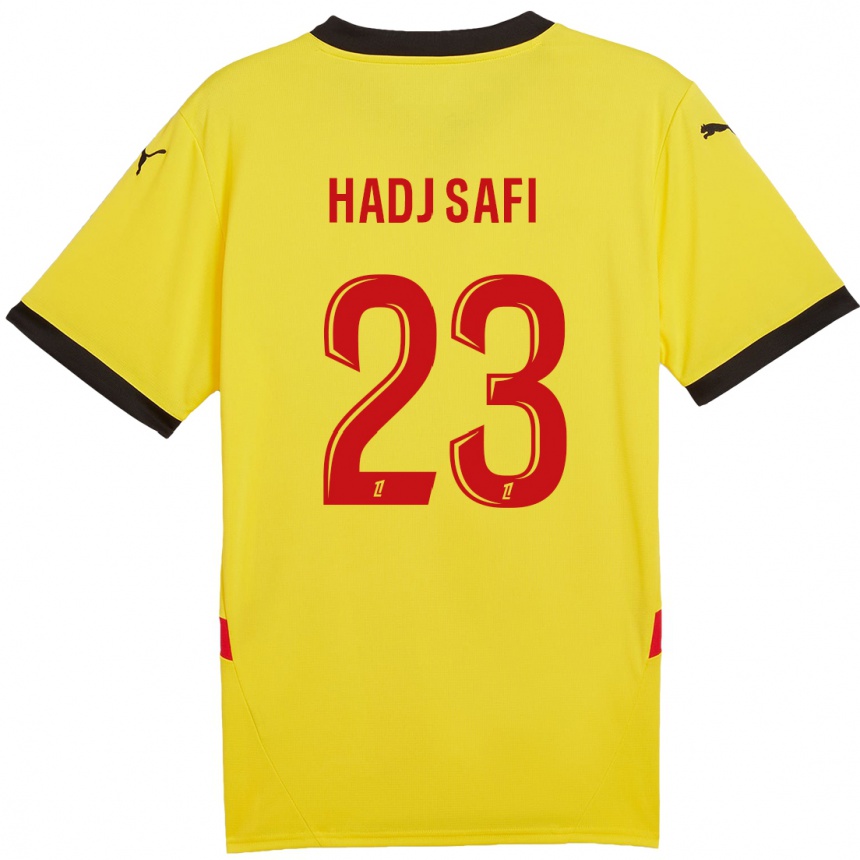 Men Football Souhina Hadj Safi #23 Yellow Red Home Jersey 2024/25 T-Shirt Australia