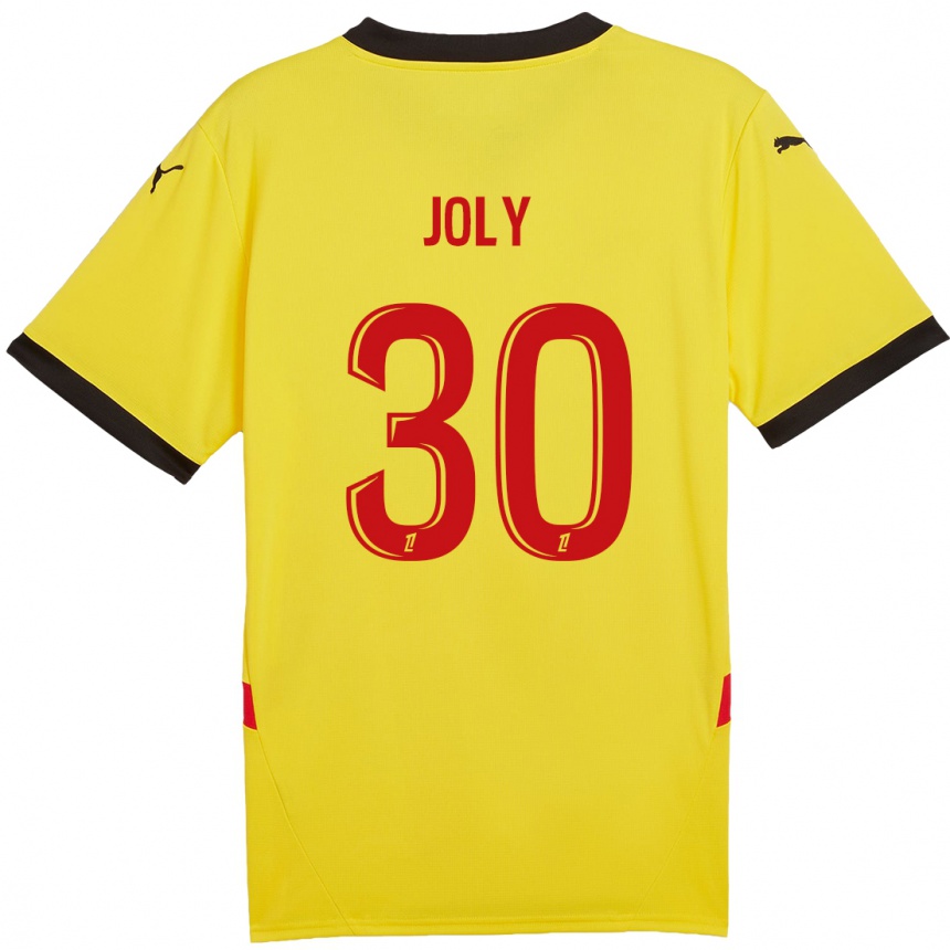 Men Football Blandine Joly #30 Yellow Red Home Jersey 2024/25 T-Shirt Australia