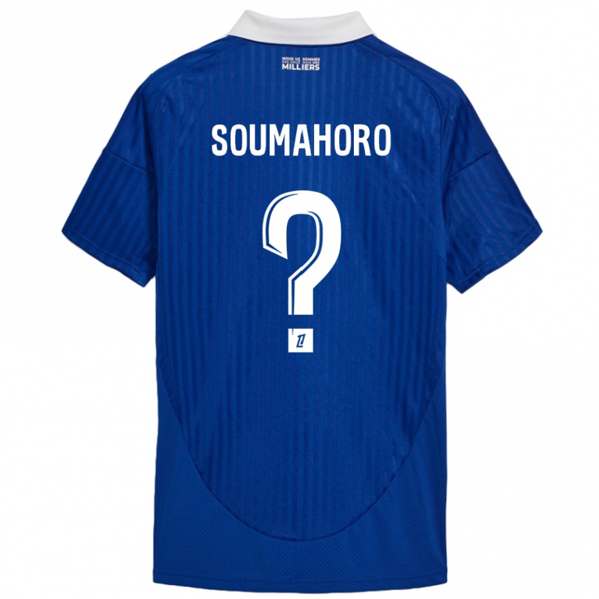 Men Football Mohamed Soumahoro #0 Blue White Home Jersey 2024/25 T-Shirt Australia