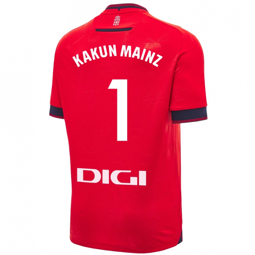 Men Football Kakun Mainz #1 Red White Home Jersey 2024/25 T-Shirt Australia