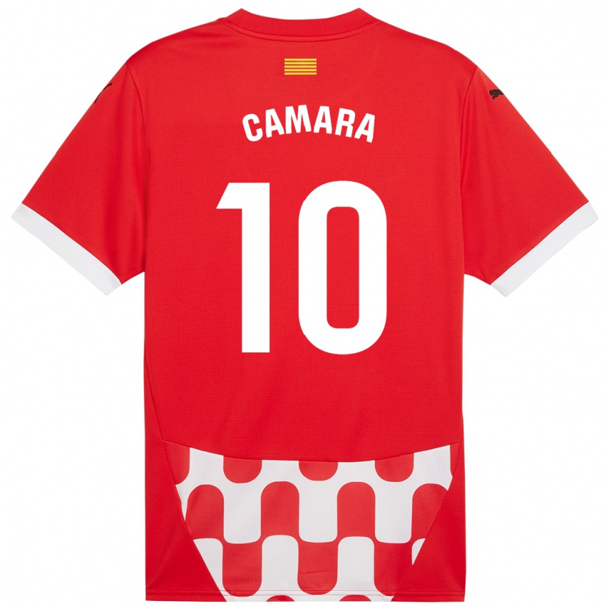 Men Football Dawda Camara #10 Red White Home Jersey 2024/25 T-Shirt Australia