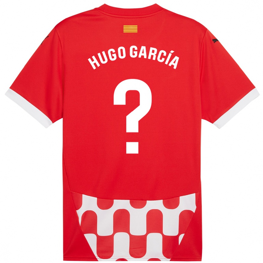 Men Football Hugo García #0 Red White Home Jersey 2024/25 T-Shirt Australia