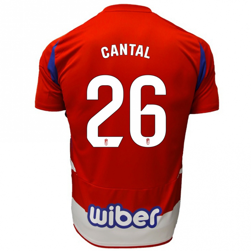 Men Football Paco Cantal #26 Red White Blue Home Jersey 2024/25 T-Shirt Australia