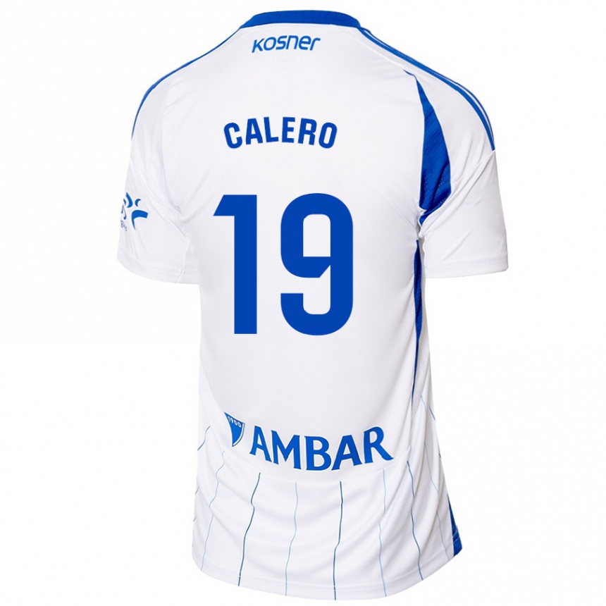 Men Football Iván Calero #19 Red White Home Jersey 2024/25 T-Shirt Australia