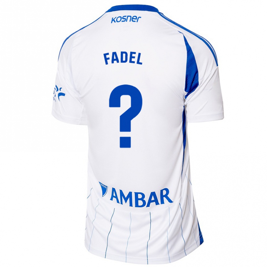 Men Football Ismael Fadel #0 Red White Home Jersey 2024/25 T-Shirt Australia