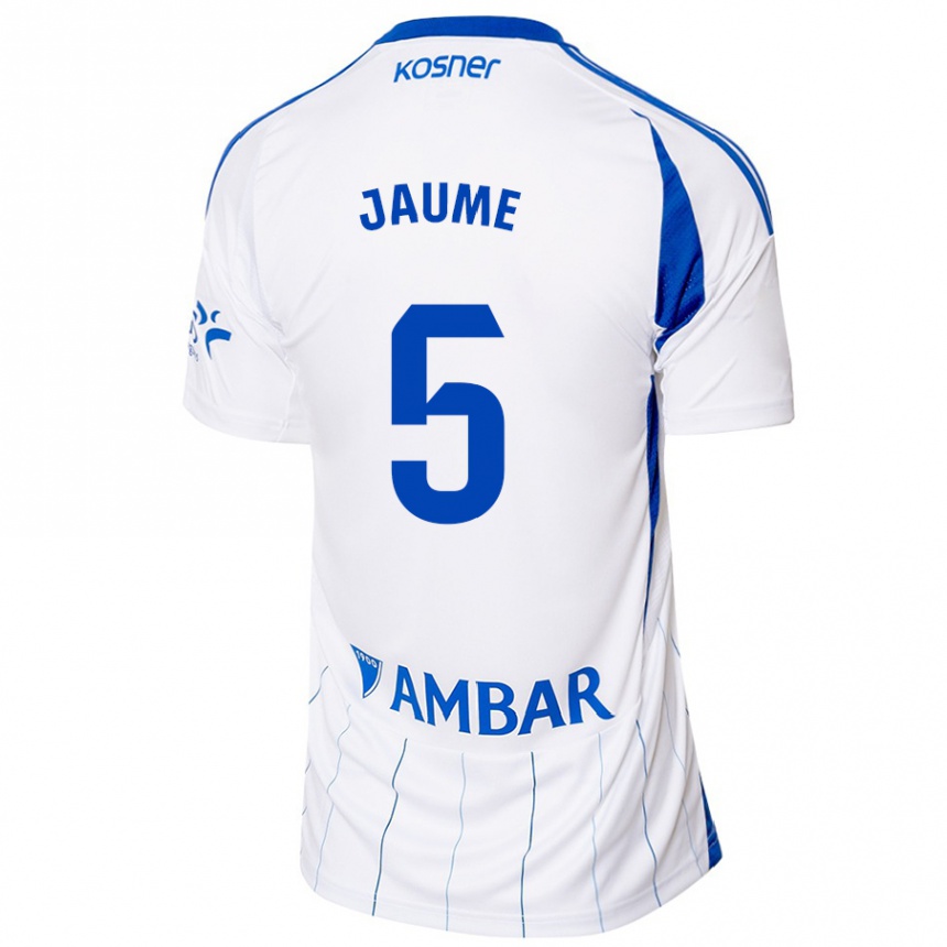 Men Football Jaume Grau #5 Red White Home Jersey 2024/25 T-Shirt Australia