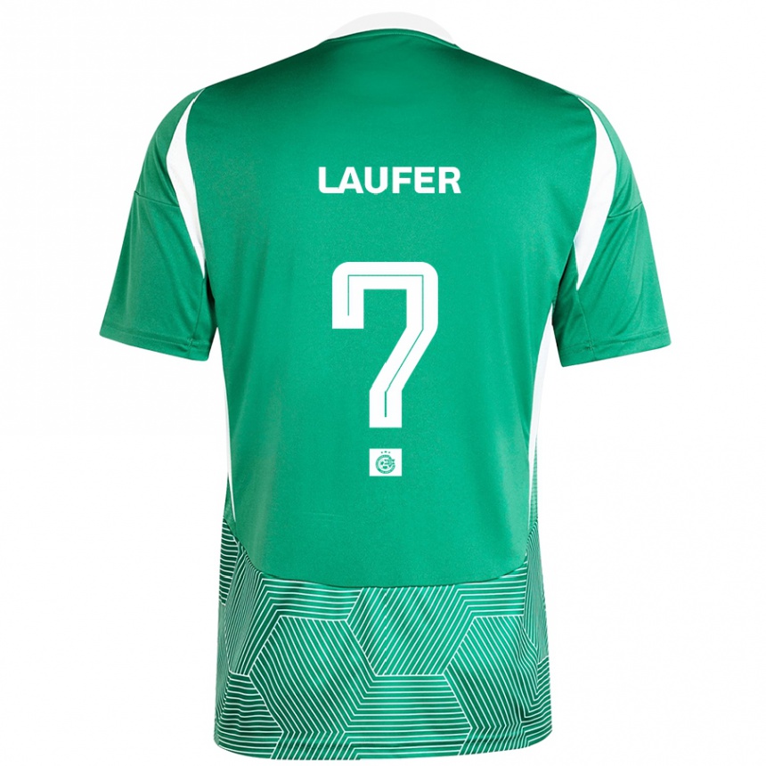 Men Football Ronny Laufer #0 Green White Home Jersey 2024/25 T-Shirt Australia