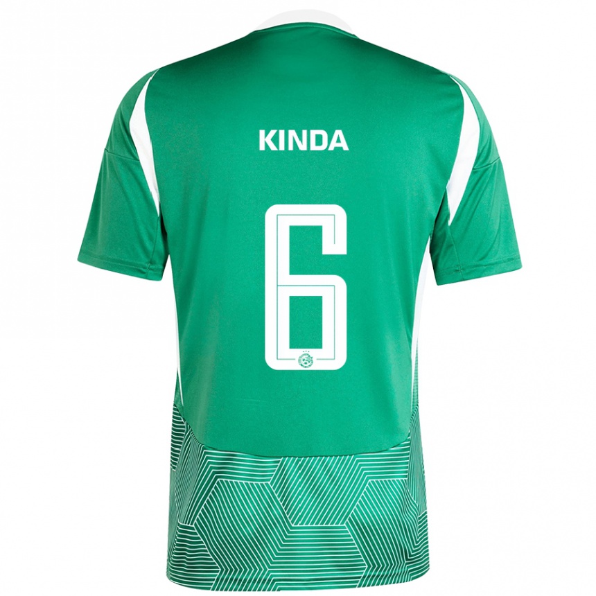 Men Football Gadi Kinda #6 Green White Home Jersey 2024/25 T-Shirt Australia