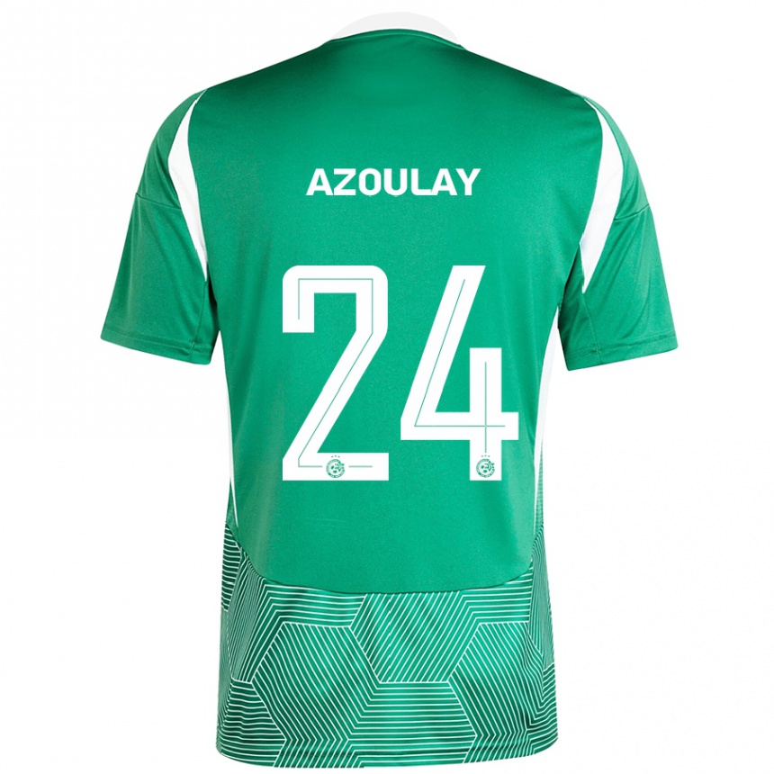 Men Football Ethane Azoulay #24 Green White Home Jersey 2024/25 T-Shirt Australia