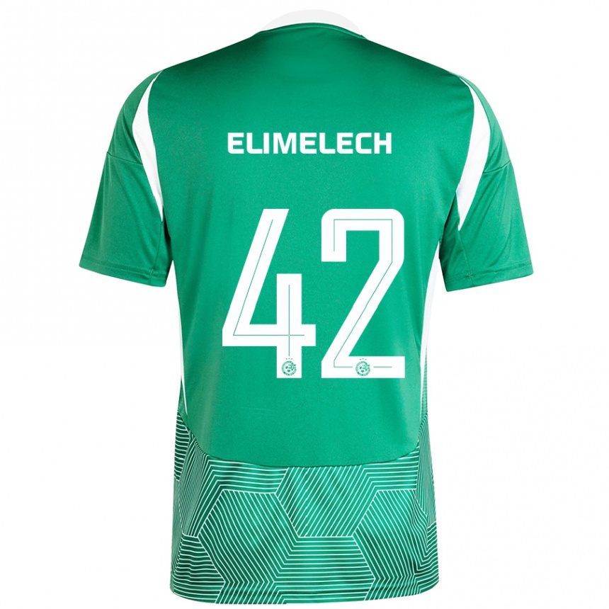 Men Football Roey Elimelech #42 Green White Home Jersey 2024/25 T-Shirt Australia