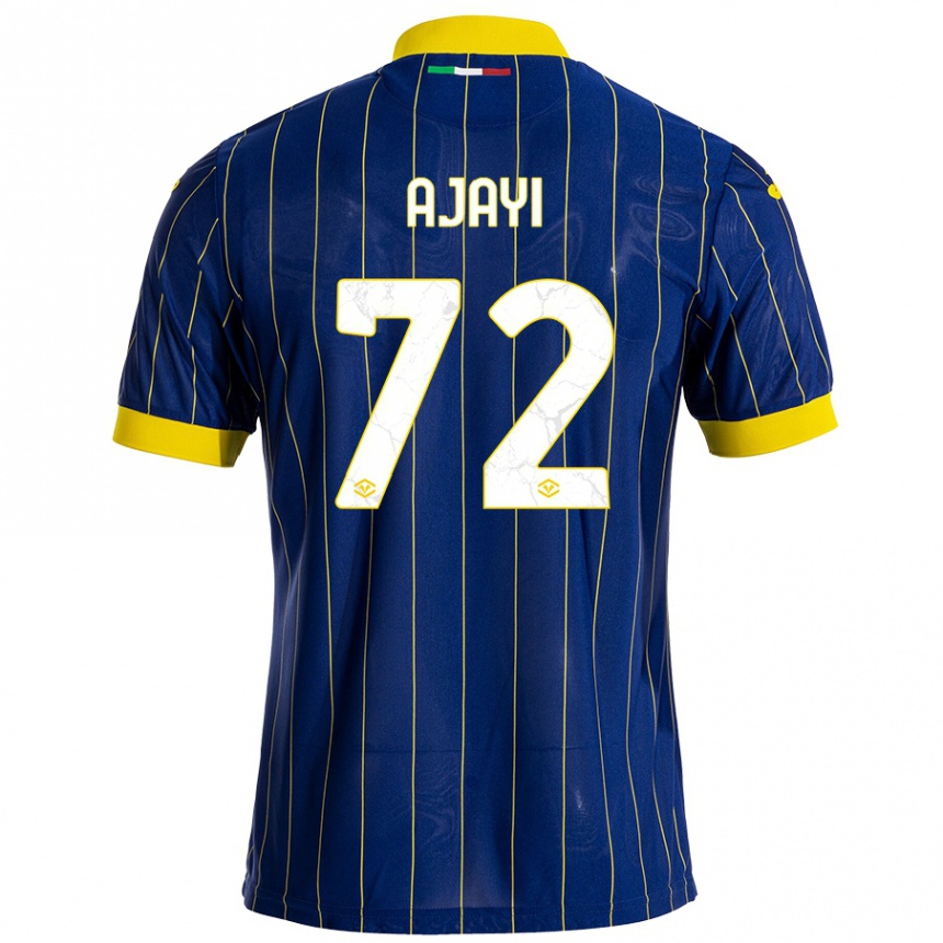 Men Football Junior Ajayi #72 Blue Yellow Home Jersey 2024/25 T-Shirt Australia