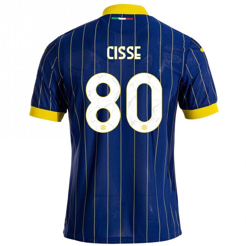 Men Football Alphadjo Cissè #80 Blue Yellow Home Jersey 2024/25 T-Shirt Australia