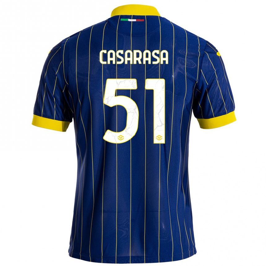 Men Football Asia Casarasa #51 Blue Yellow Home Jersey 2024/25 T-Shirt Australia