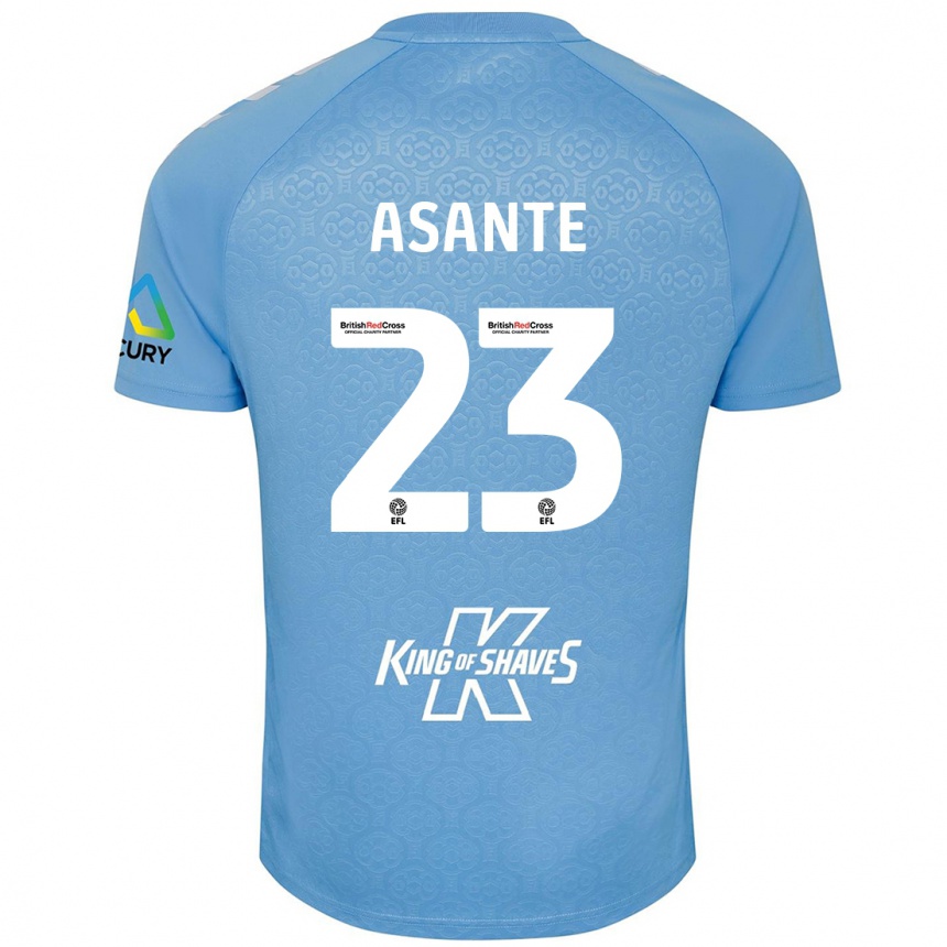 Men Football Brandon Thomas-Asante #23 Blue White Home Jersey 2024/25 T-Shirt Australia