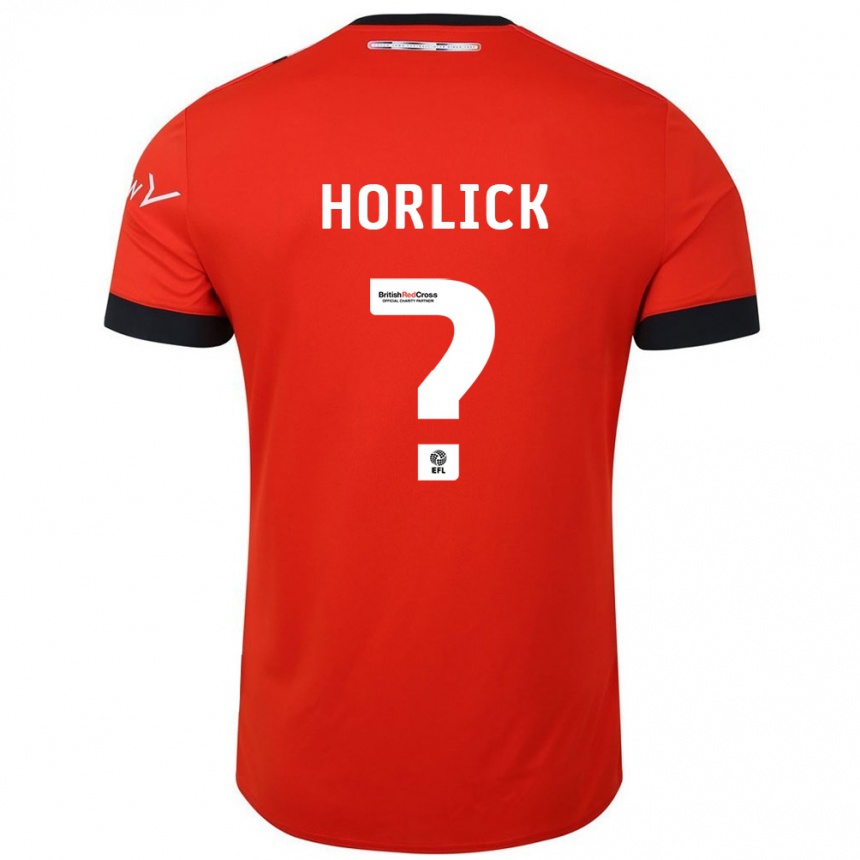 Men Football Jameson Horlick #0 Orange Black Home Jersey 2024/25 T-Shirt Australia