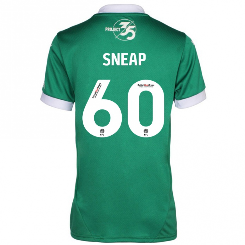 Men Football Harley Sneap #60 Green White Home Jersey 2024/25 T-Shirt Australia