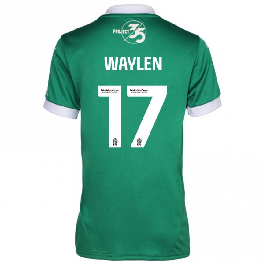 Men Football Libby Waylen #17 Green White Home Jersey 2024/25 T-Shirt Australia