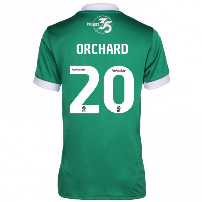 Men Football Fern Orchard #20 Green White Home Jersey 2024/25 T-Shirt Australia