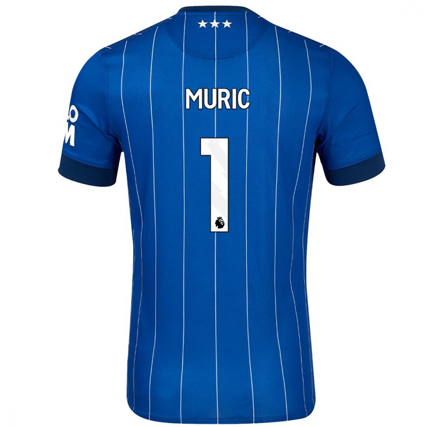 Men Football Arijanet Muric #1 Navy Blue Home Jersey 2024/25 T-Shirt Australia