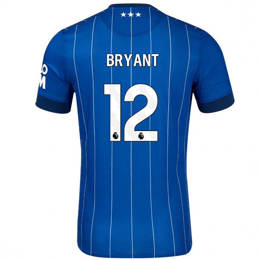 Men Football Issy Bryant #12 Navy Blue Home Jersey 2024/25 T-Shirt Australia