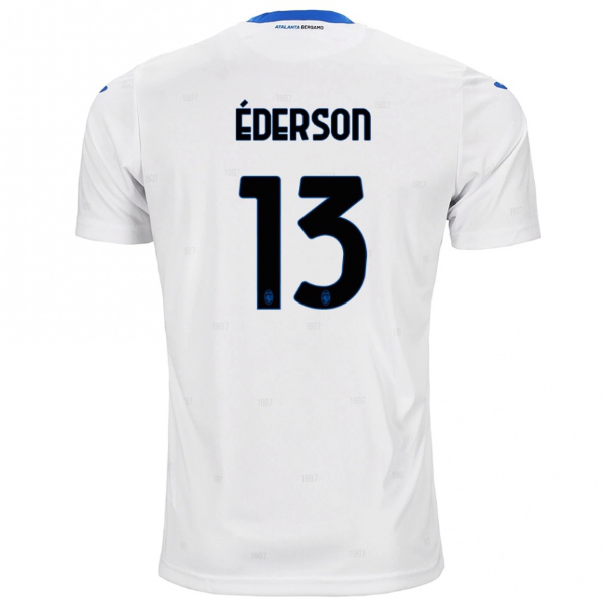 Men Football Éderson #13 White Away Jersey 2024/25 T-Shirt Australia