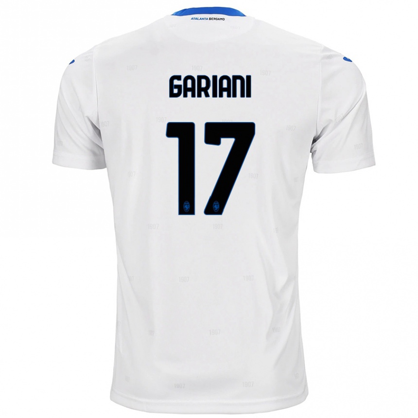 Men Football Niccolò Gariani #17 White Away Jersey 2024/25 T-Shirt Australia